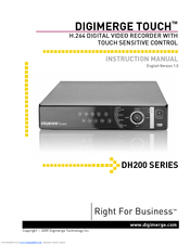 Digimerge Touch DH200P Series Manuals | ManualsLib
