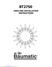 Baumatic Bt2750 User And Installation Instructions Manual Pdf Download Manualslib