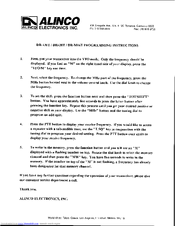 Alinco DR-130T Manuals | ManualsLib