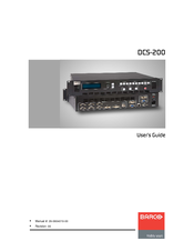 Barco DCS-200 Manuals | ManualsLib