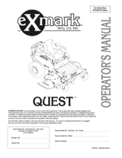Exmark lazer z manual