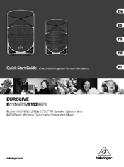 behringer b112mp3 eurolive
