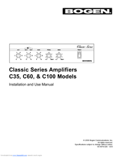 Bogen Classic C60 Manuals Manualslib