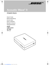 Bose Acoustic Wave Music System Ii Manuals Manualslib