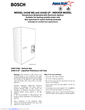 Bosch Ae125 User Manual