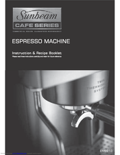 Sunbeam Em6910 Cafe Series Manuals Manualslib
