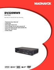 Magnavox DV220MW9 - DVD/VCR Manuals | ManualsLib