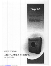 Hotpoint First Edition Wd51 Manuals Manualslib