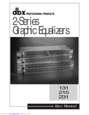 Dbx 131 215 231 User Manual Pdf Download Manualslib