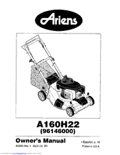 Ariens A160H22 (96146000) Manuals | ManualsLib
