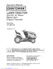 Craftsman 917.287110 Manuals | ManualsLib