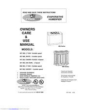 Essick Air Humidifier 696 400 User Guide Manualsonline Com