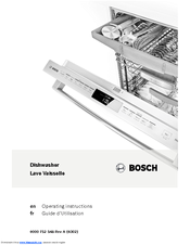 Bosch She53t55uc Manuals Manualslib