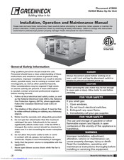 Greenheck Igx Manuals Manualslib