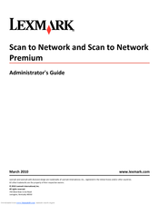 lexmark x792 scan to network