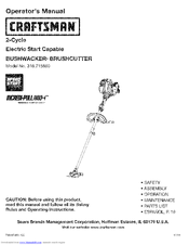 Craftsman Speed Start 316 715860 Manuals Manualslib