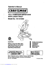 Craftsman 137.212360 Manuals | ManualsLib