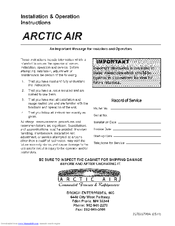 Arctic Air 297028700a 0511 Manuals Manualslib