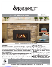 Regency U32e Ng5 Manuals Manualslib