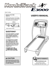 nordictrack e3800 treadmill specs