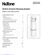 Nutone Cv570 Manuals Manualslib