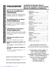 Fedders A6p09d2bcom Manuals Manualslib