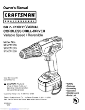 Craftsman 315.271230 Manuals | ManualsLib