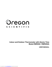 Oregon scientific RMR202A Manuals | ManualsLib