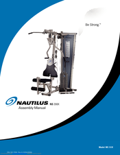 Nautilus Be Strong Ns 200x Assembly Manual Pdf Download Manualslib