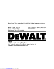 Dewalt DW870 Manuals | ManualsLib