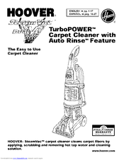 Hoover SteamVac F7429-900 Manuals | ManualsLib