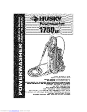Husky Powerwasher 1750psi Manuals Manualslib