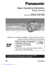 Panasonic LUMIX DMC-FZ100 Manuals | ManualsLib