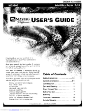 Maytag Performa Md3500 Manuals Manualslib