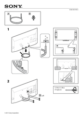 Sony XBR-65X900A Manuals | ManualsLib