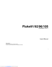 Fluke 91 Series Ii User Manual Pdf Download Manualslib