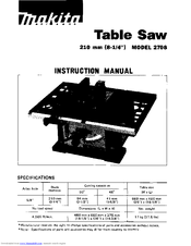 Makita 2708 Manuals | ManualsLib