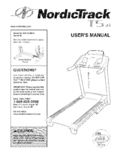 Nordictrack T5 Zi Treadmill Manuals | ManualsLib