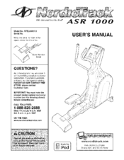 Nordictrack ASR 1000 NTEL00907.0 Manuals | ManualsLib