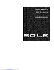 Sole F60 Manuals | ManualsLib