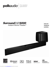 polk surroundbar audio manual instructions manualslib manuals