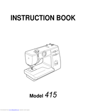 Janome 415 Manuals | ManualsLib