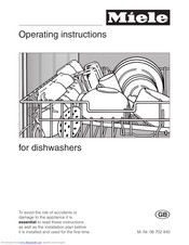 miele advanta series dishwasher troubleshooting