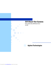 Agilent technologies 3070 Series Manuals | ManualsLib