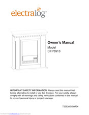 Dimplex Electralog Cfp3913 Owner S Manual Pdf Download