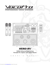 Vocopro HERO-RV Manuals | ManualsLib