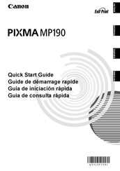 Canon PIXMA MP190 Manuals | ManualsLib