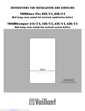 Vaillant Turbomax Plus Series Instructions For Installation