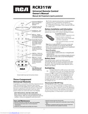 Rcr311w Programming