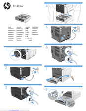 Hp Cm4540 Color Laserjet Manuals Manualslib